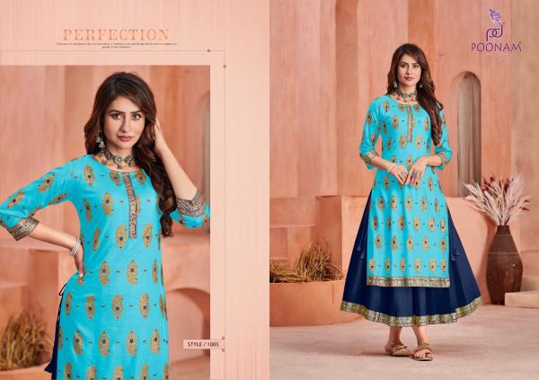 Poonam Pujita Rayon Designer Kurti 